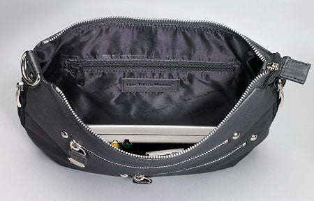 Chrome Zip Handbag